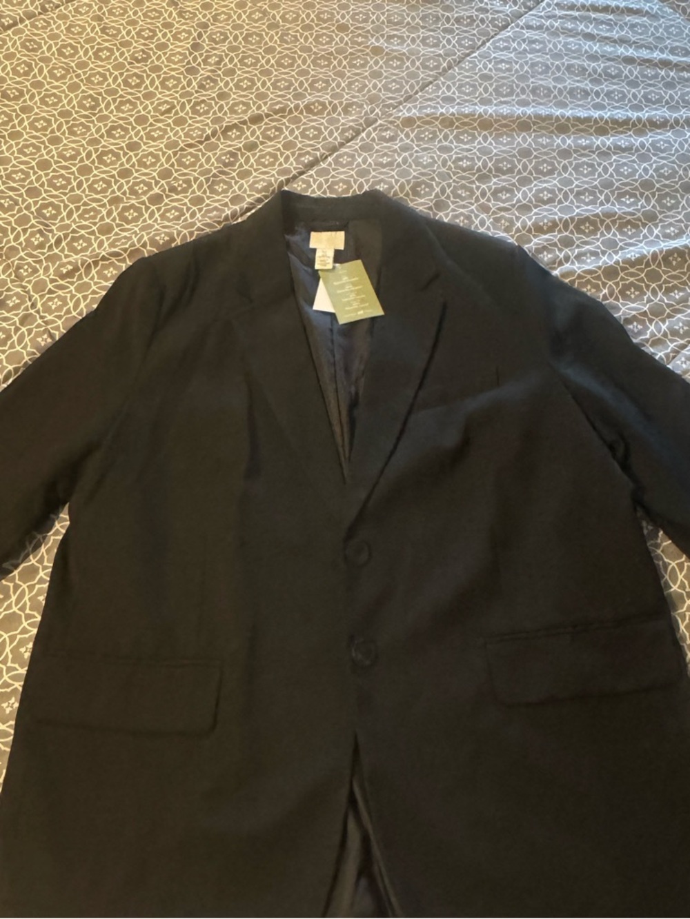 H&M Black Womens Single-Breasted Blazer